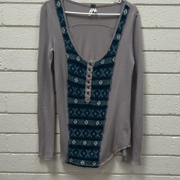 Free People Thermal Henley size M - Picture 8 of 8